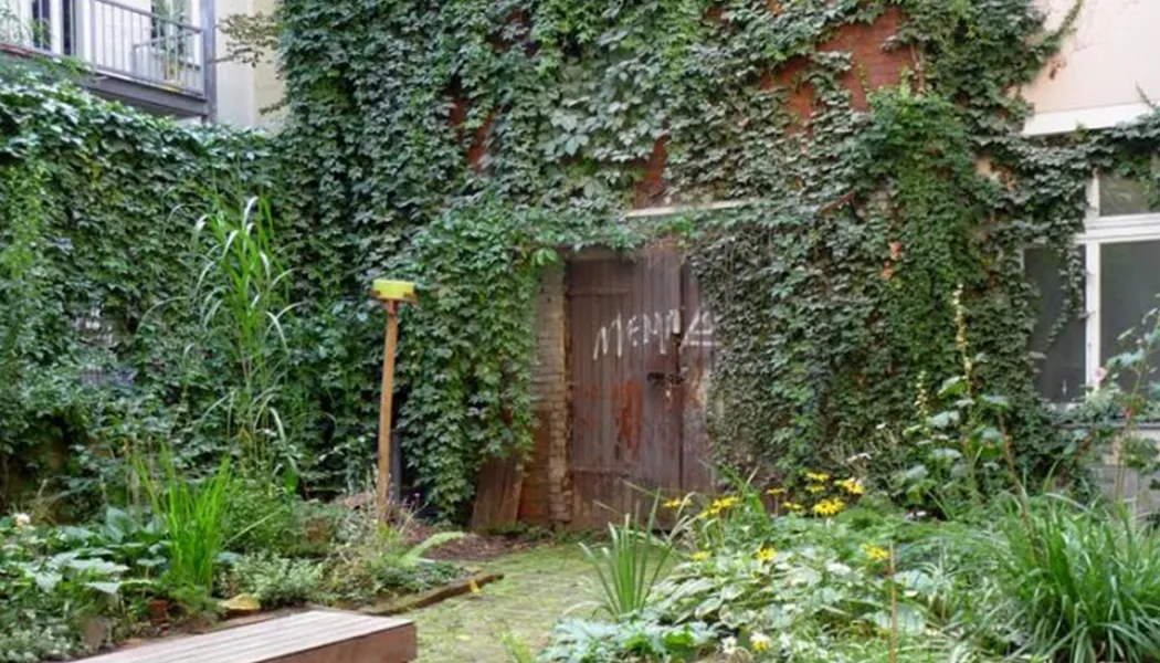 Grüner Innenhof